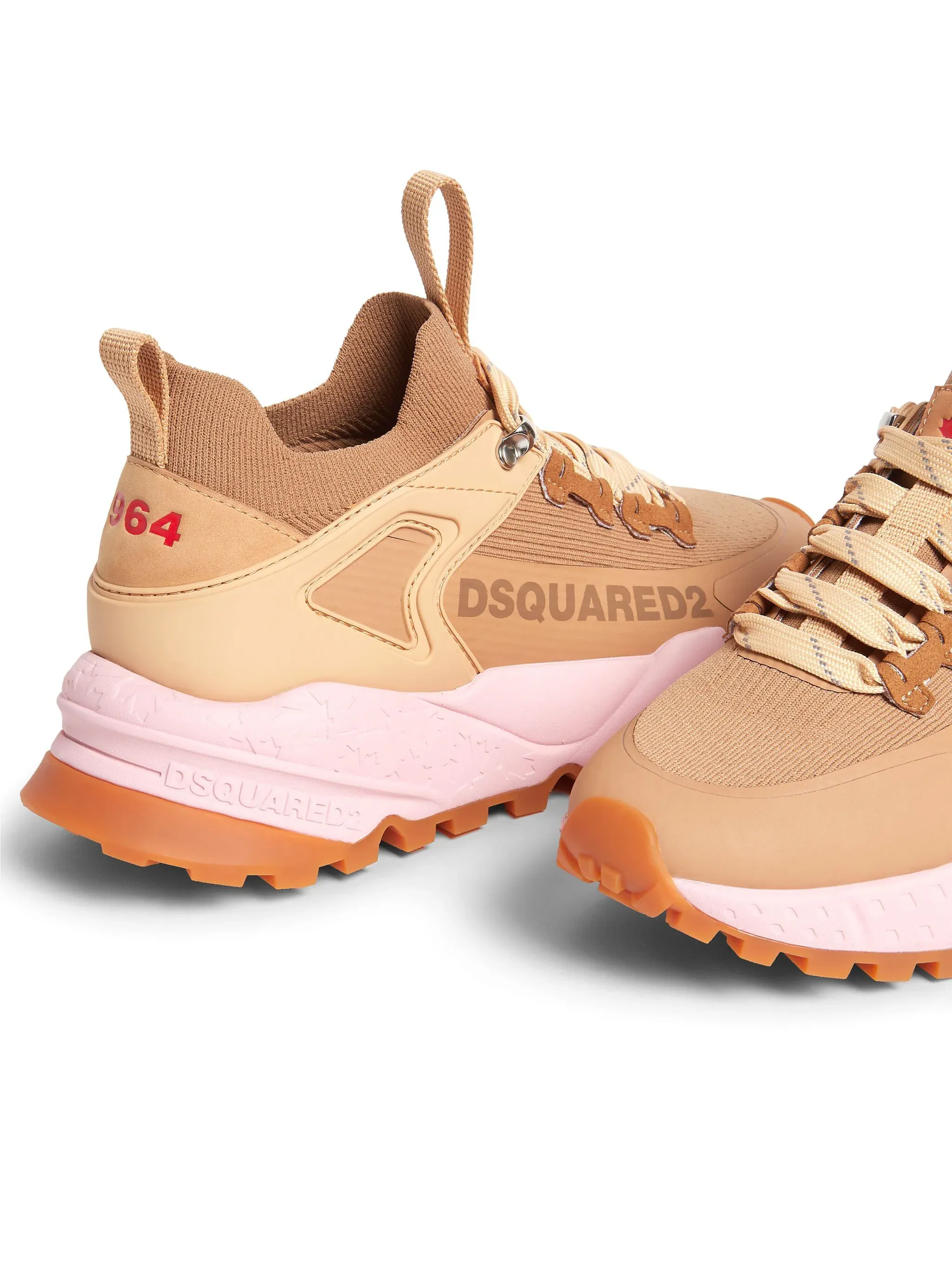 lace-up low-top sneakers