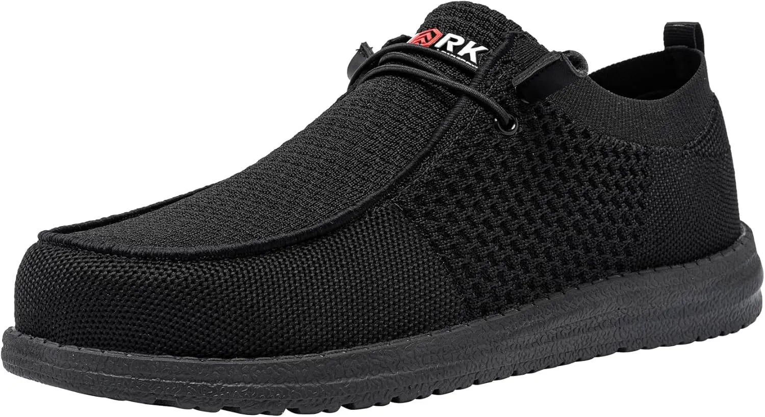 LARNMERN Steel Toe Slip On Work Shoes Mens Safety Sneakers Walking Shoe Lightweight Steel Toe Loafers