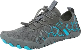 Mmoneyake Mens Womens Athletic Hiking Water Shoes Unisex Hike Barefoot Shoes Quick Drying Beach Aqua Shoes Travel Trekking Walking Climbing Sneakers Lightweight Outdoor Footwear