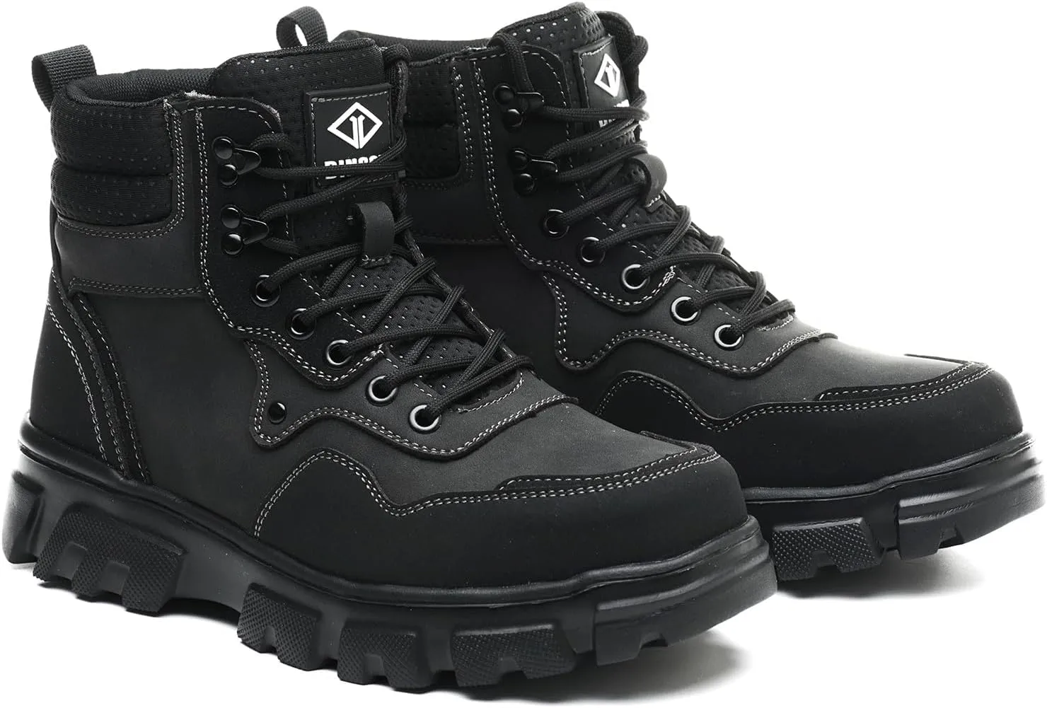 Waterproof Steel Toe Boots for Men Safety Mens Work Boots Composite Toe Construction Shoes Botas De Trabajo Para Hombre