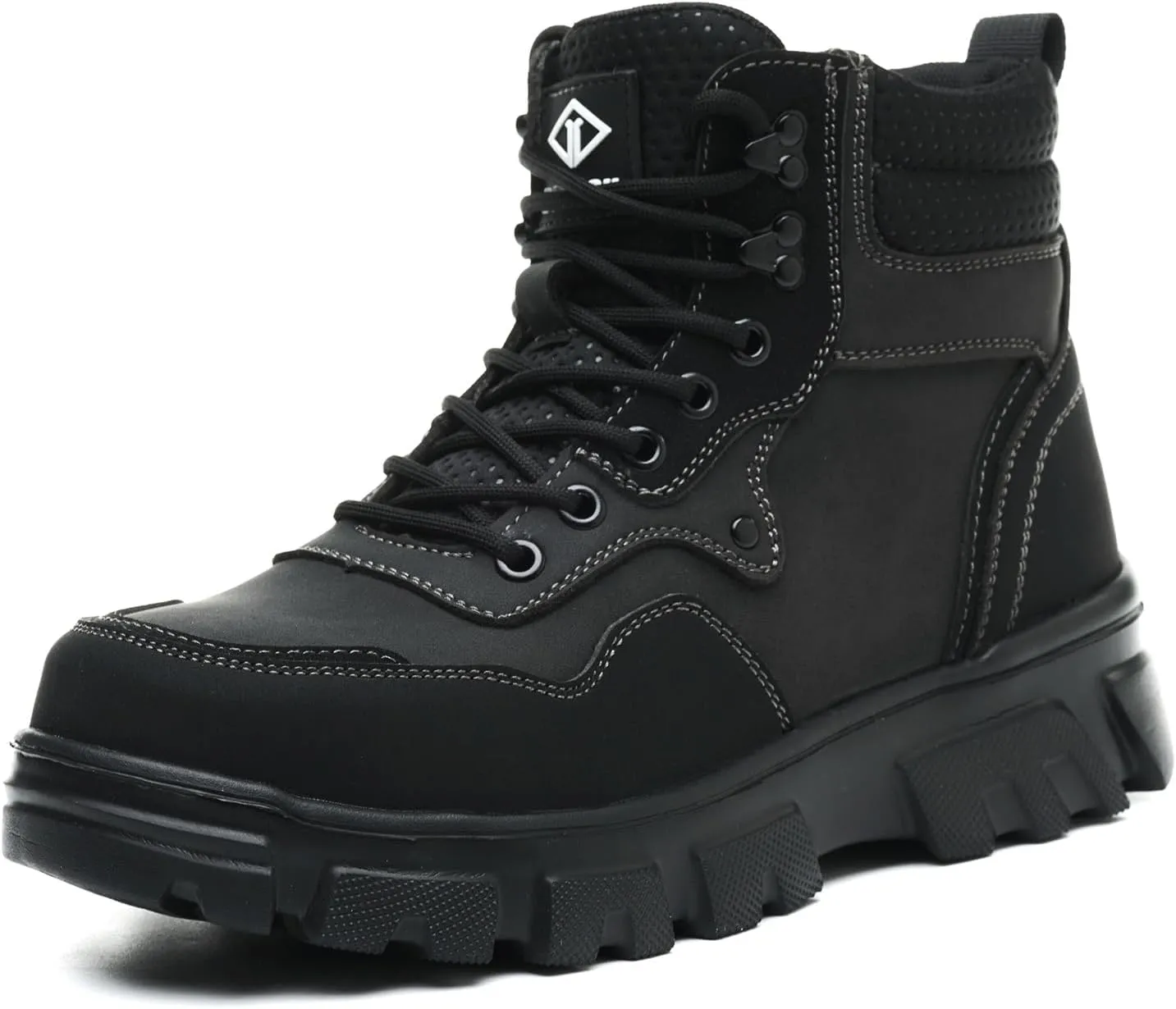Waterproof Steel Toe Boots for Men Safety Mens Work Boots Composite Toe Construction Shoes Botas De Trabajo Para Hombre